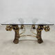 Table basse vintage 'Hollywood Regency' Willy Daro