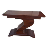 Art Deco console, "S" shaped foot