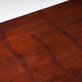 Axel Vervoordt Stained Oak and Bamboo Coffee Table - 1980's