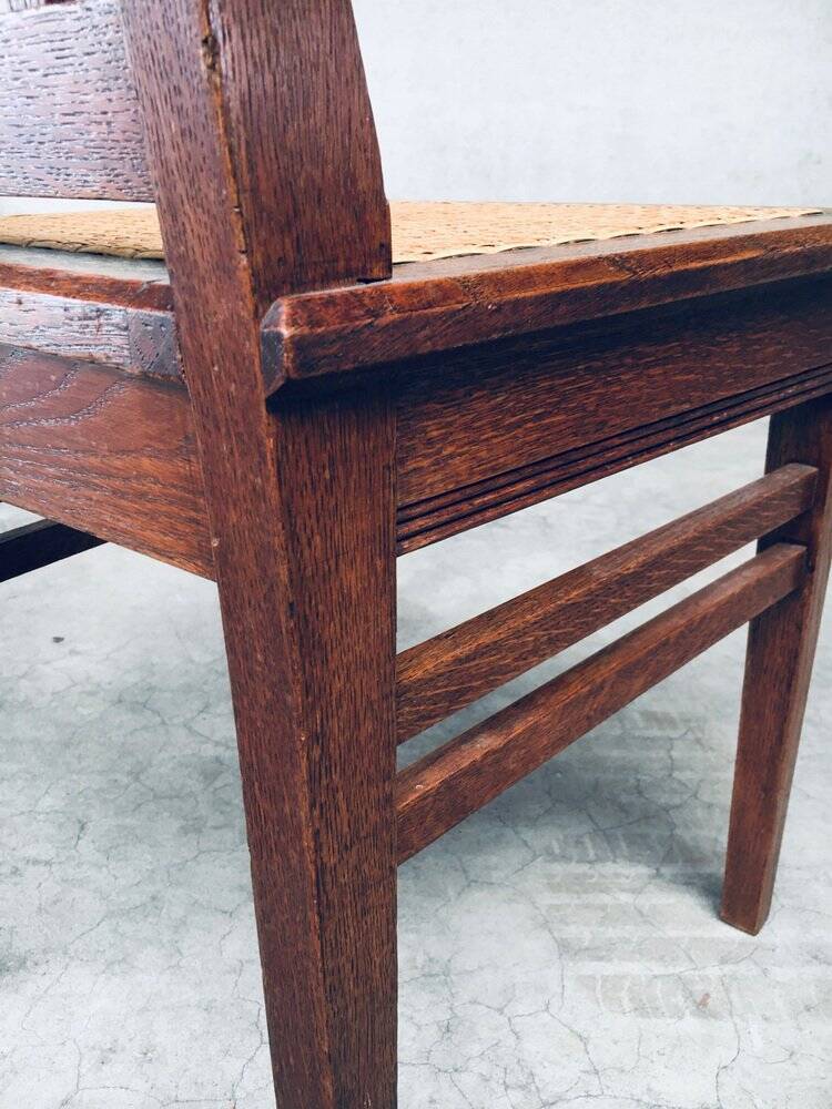 Early 20th Century Art Deco Dining Chair Set, 1920s, Set of 3