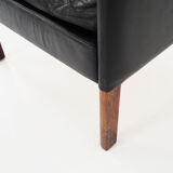 Fauteuil en cuir par Hans Olsen