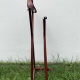 Valet de chambre en acajou et laiton pour Fratelli Reguitti, 1960