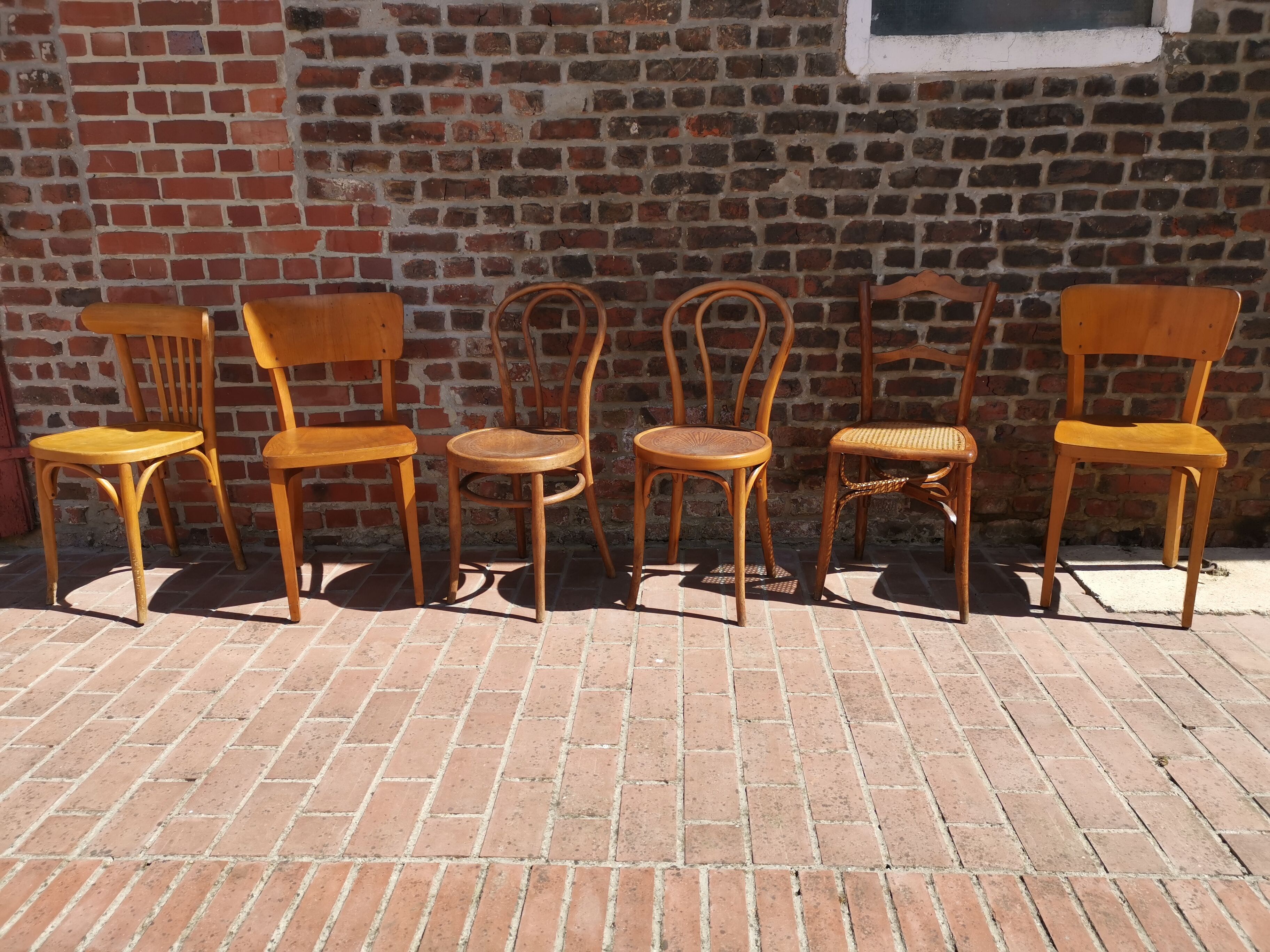 Lot of 6 chairs Jacob - Josef Kohn, Thonet, Mahieu