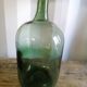Dame jeanne bonbonne bouteille reflets verts