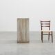 Late 20th century Modern solid oak wood pedestal, Belgium