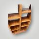 Pair of Art Deco style bookshelves in rosewood veneer - é