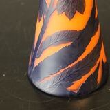 Glass paste vase by Richard circa 1920