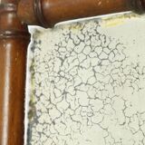 Antique Wooden Faux Bamboo Mirror France 40x34cm