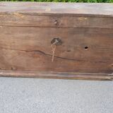 Former bulging privateer's trunk in 18th century fir