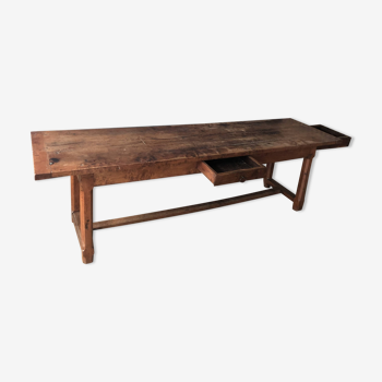 Large old farm table