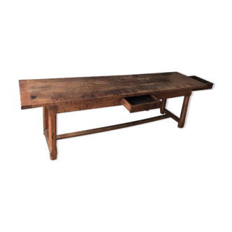 Large old farm table