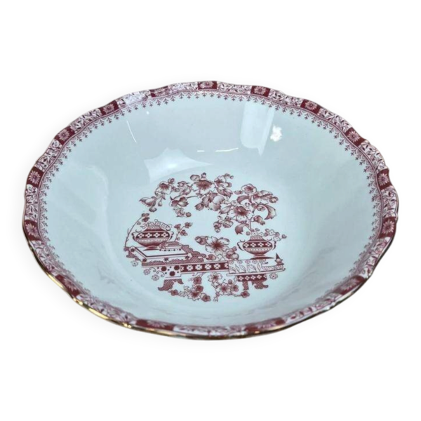 Saladier Seltmann Weiden Bavaria Theresia rouge – Porcelaine allemande vintage