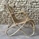 Rattan armchair - 1950s