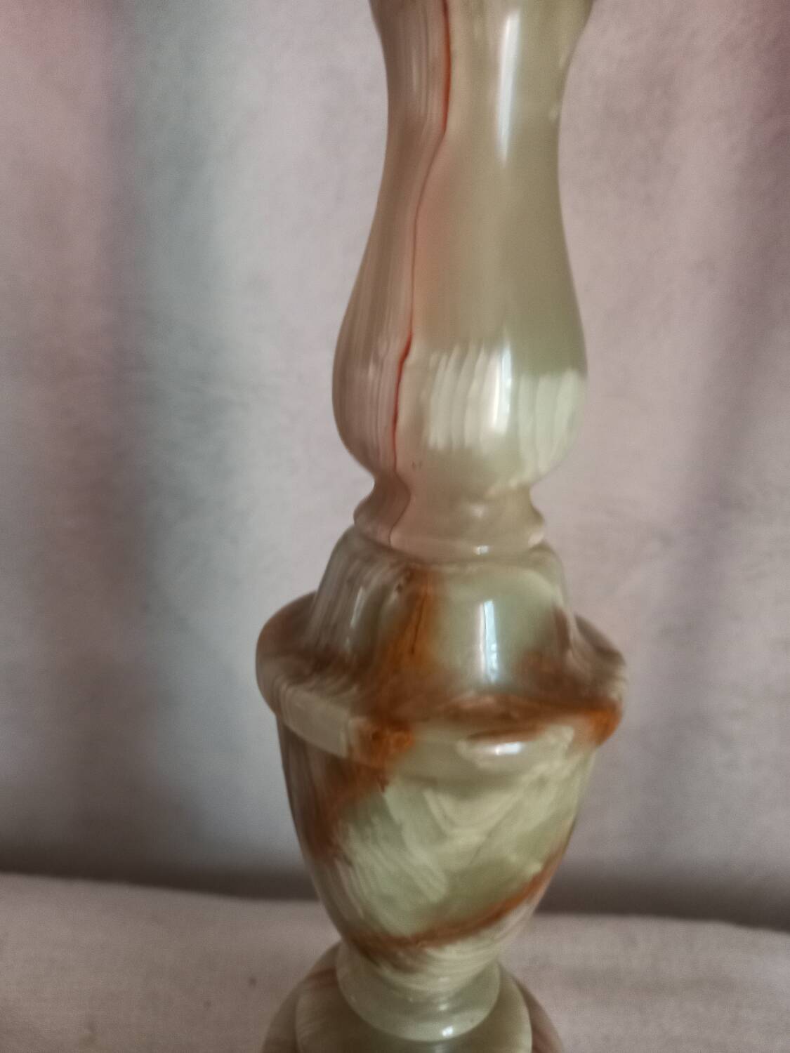 Lampe vintage en onyx