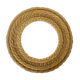 Round wicker mirror, 34cm