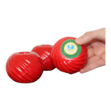 Trio of ceramic candleholders