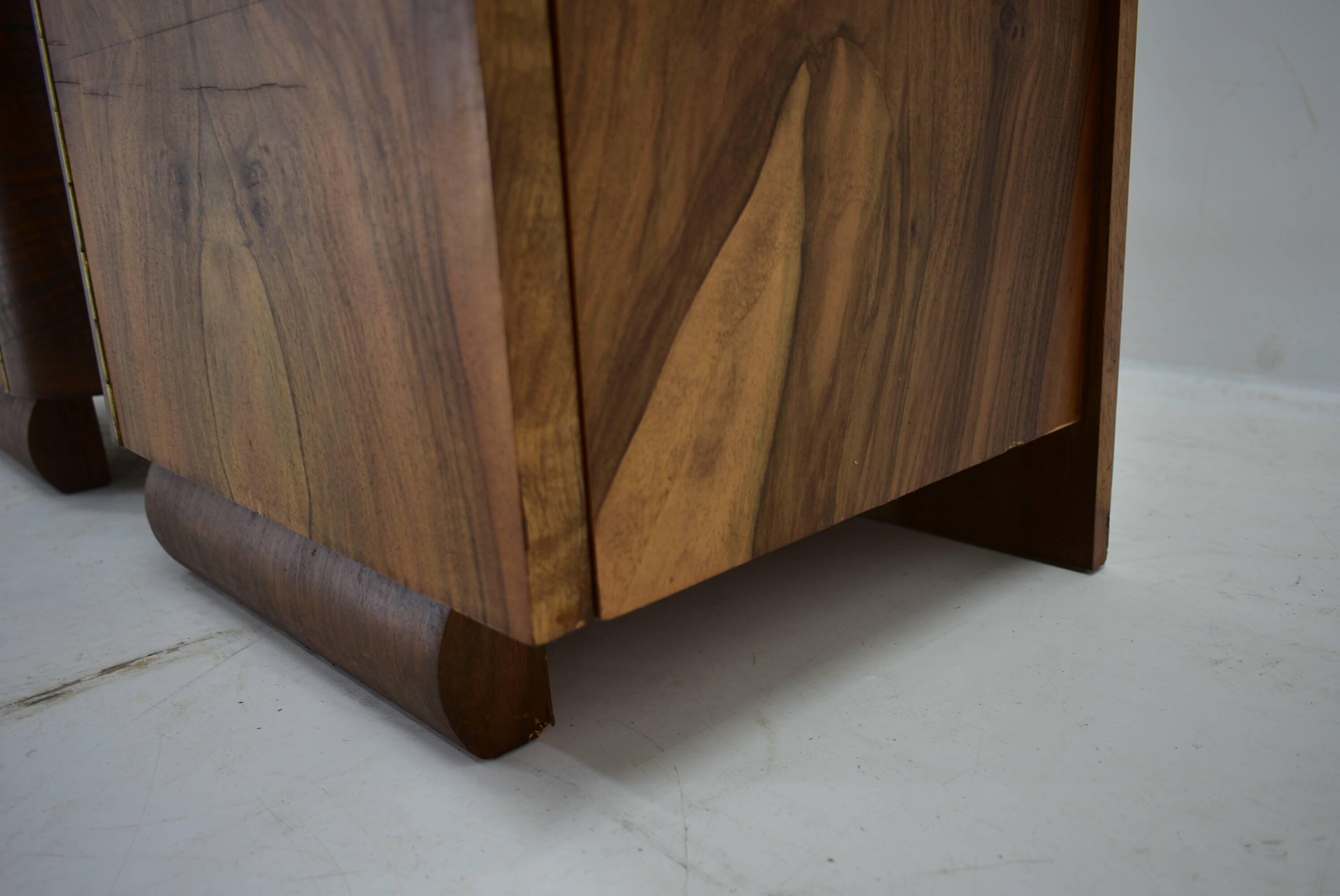 1938s,  Pair of art deco bedside table , Czechoslovakia