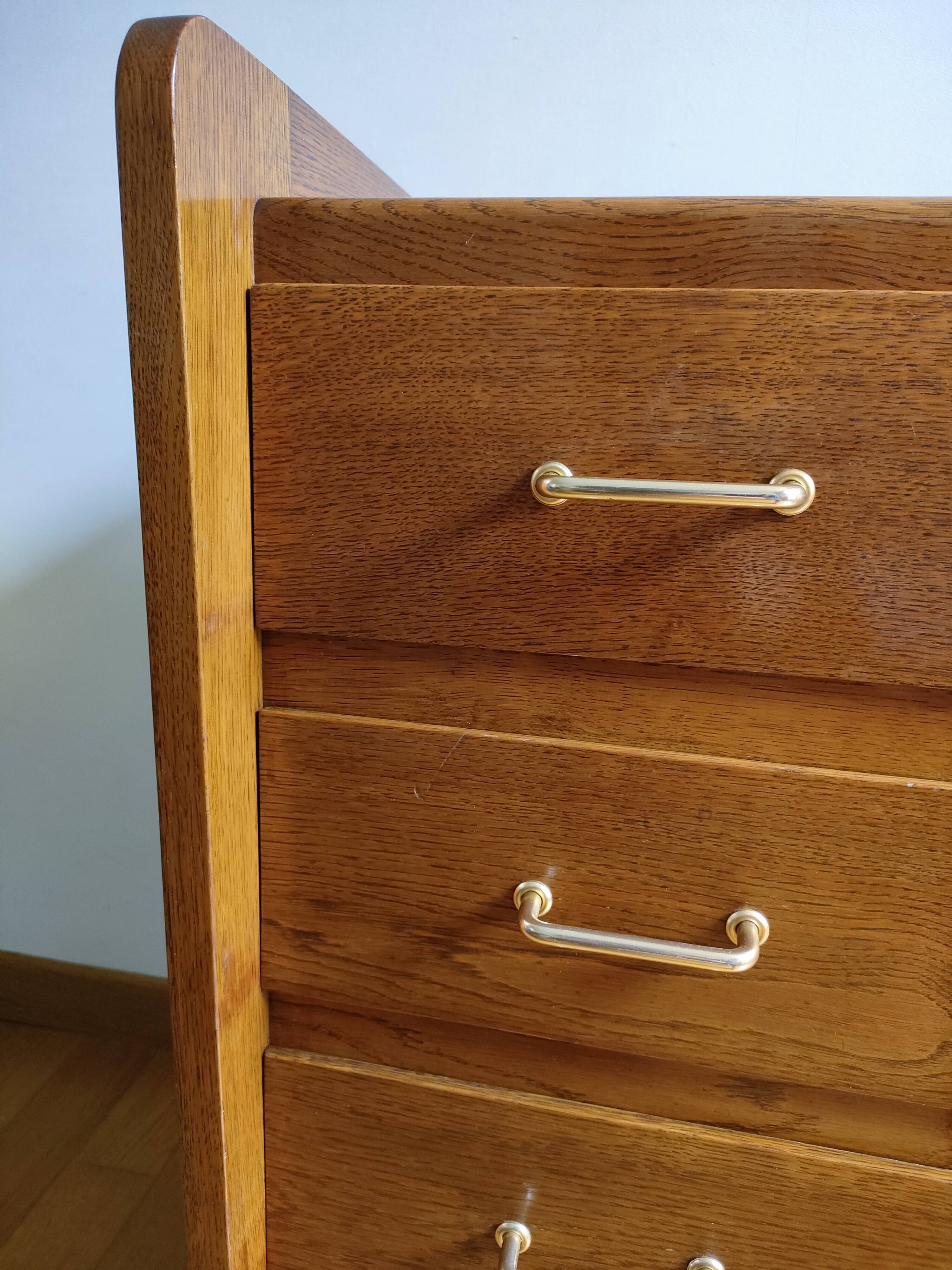 Wooden chest of drawers design 60s