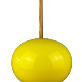 1960s/70s teak ceiling lamp by Uno & Östen Kristiansson for Luxus Sweden