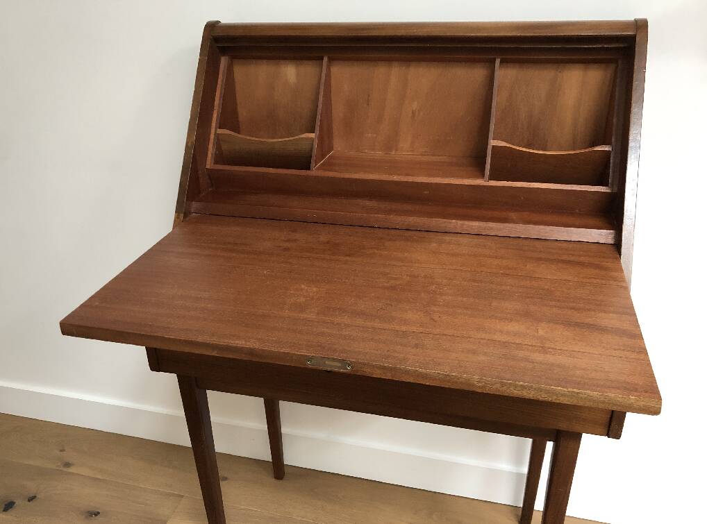 Secrétaire teck vintage 1960