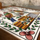 Hand-painted tiled cutting board