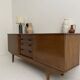 Vintage teak sideboard in Scandinavian style