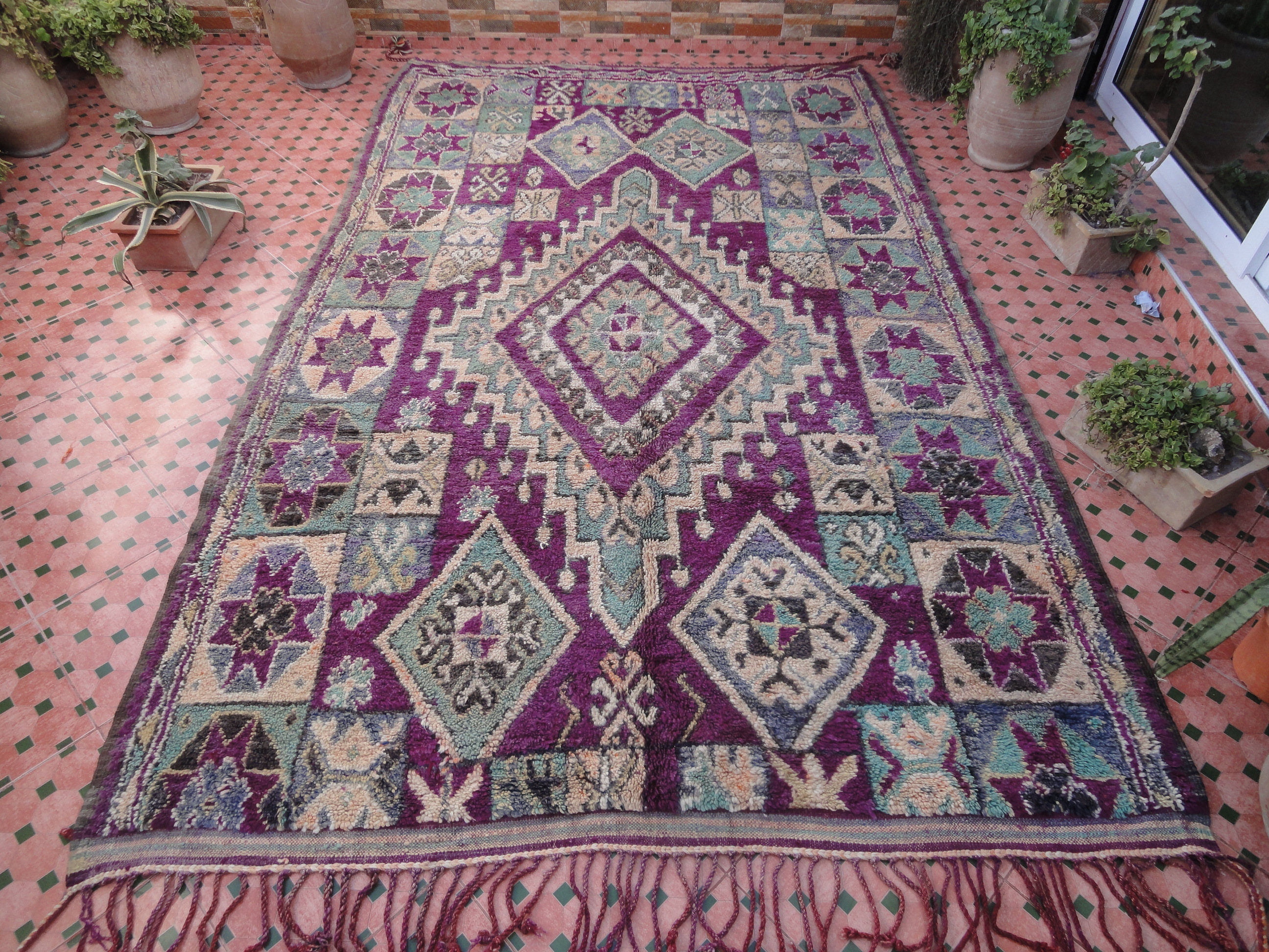 Carpet Beni me Guild vintage 344 x 218 cm