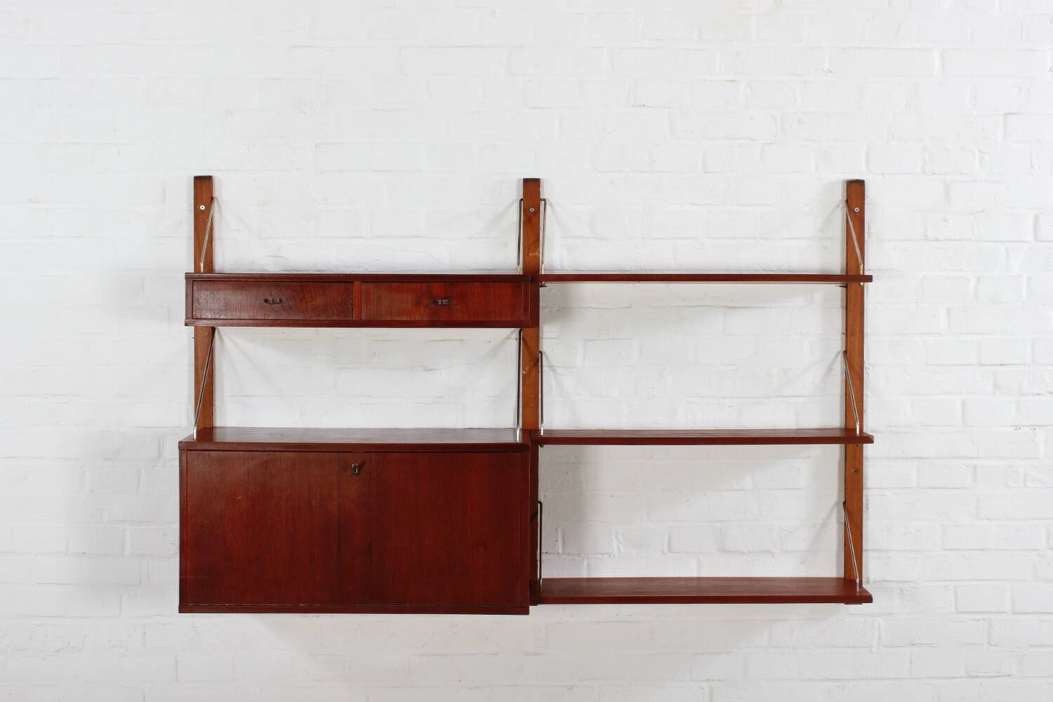 Vintage Teak Regal Danish Design Mid Century 60er 70er