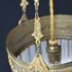 Glass tube tassel suspension