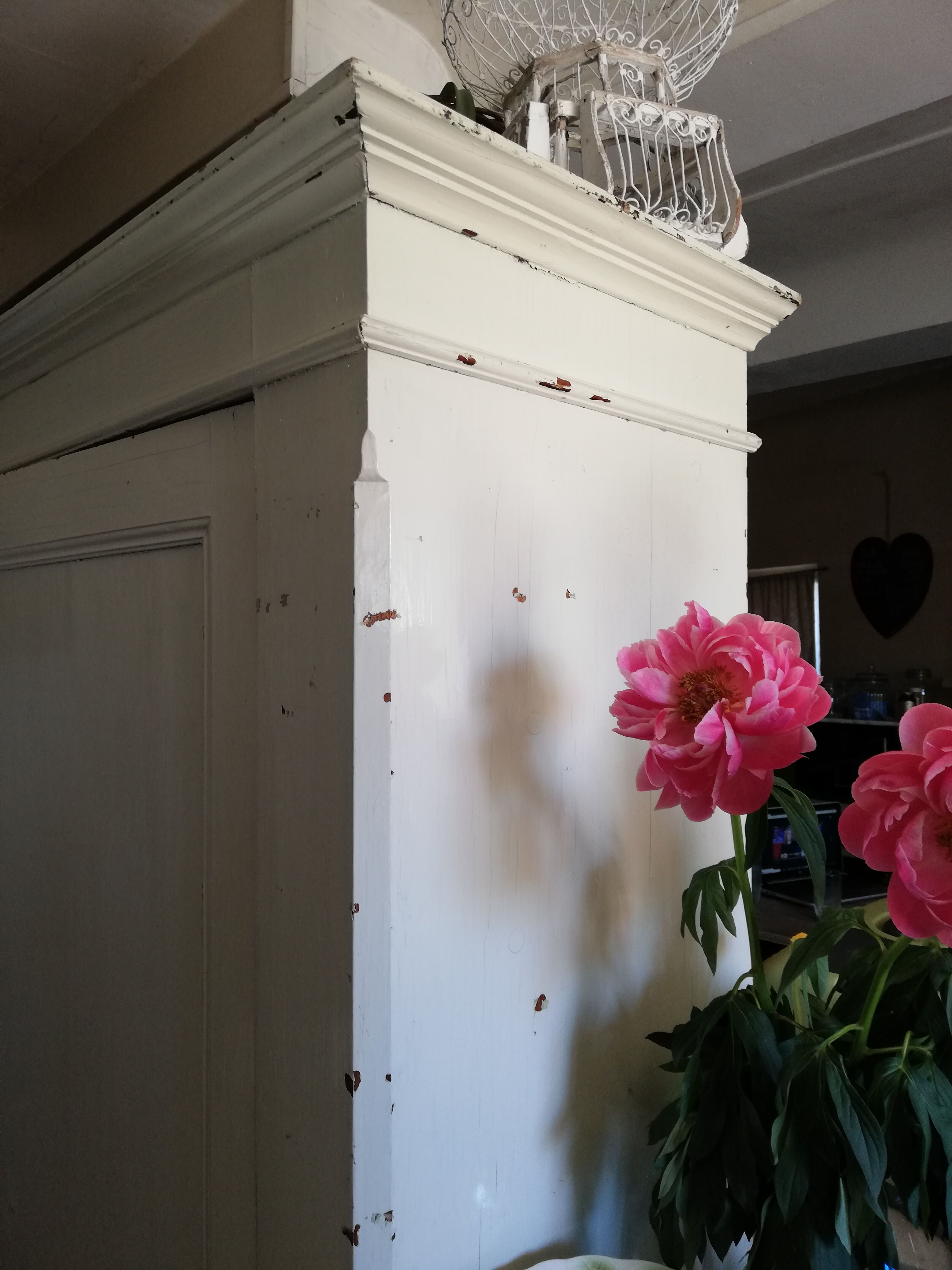 Armoire wardrobe closet shabby old