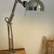 lampe d'architecte métal argenté