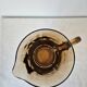 Vintage amber glass pitcher '1970s - Duralex France