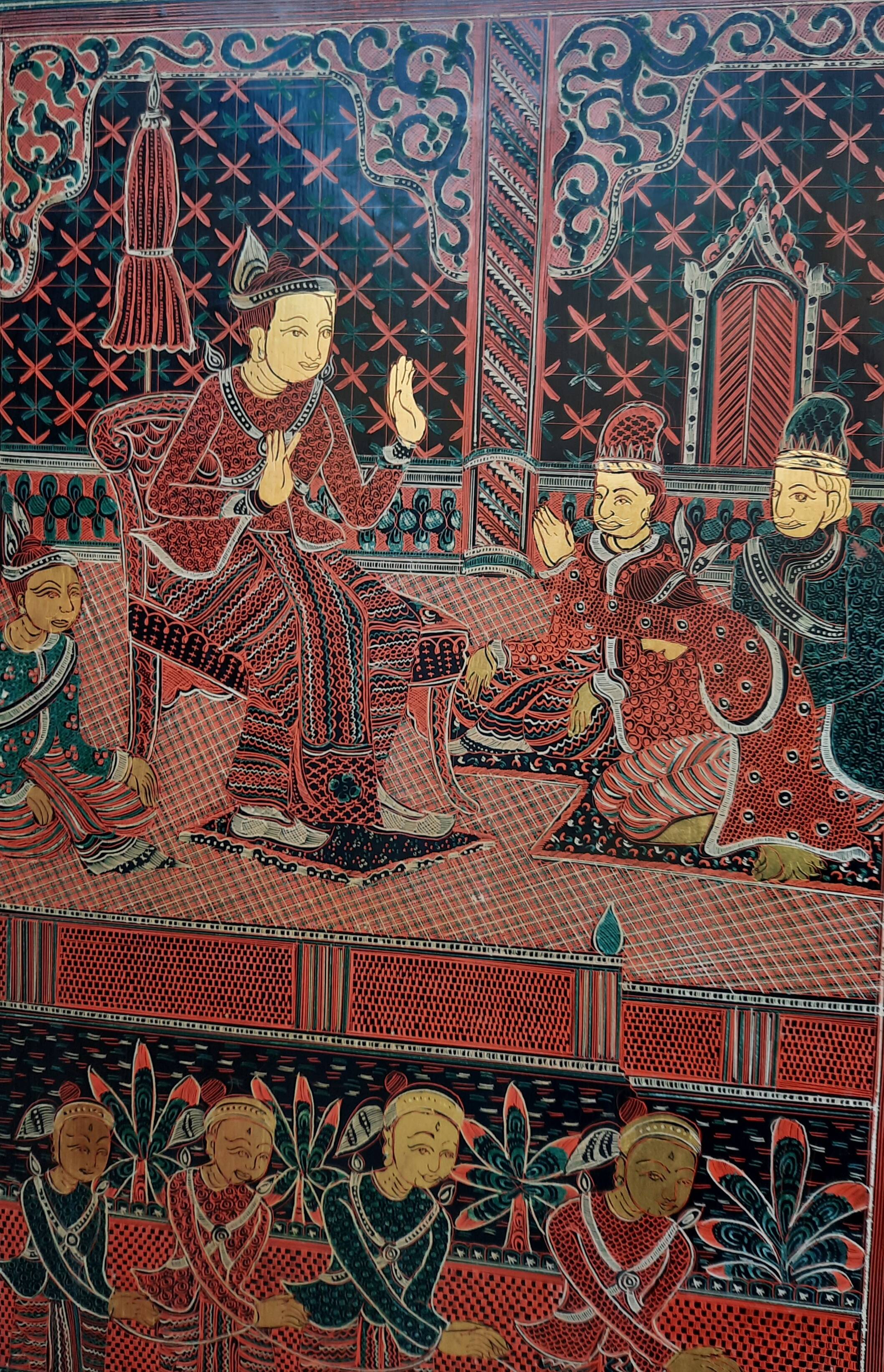 Large extreme orirntal screen