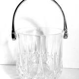 Set of 2 champagne crystal buckets with ice cubes