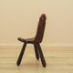 Pine chair, brutalist design, 1950s, made in Spain