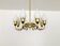 Danish Brass Chandelier by Fog and Morup