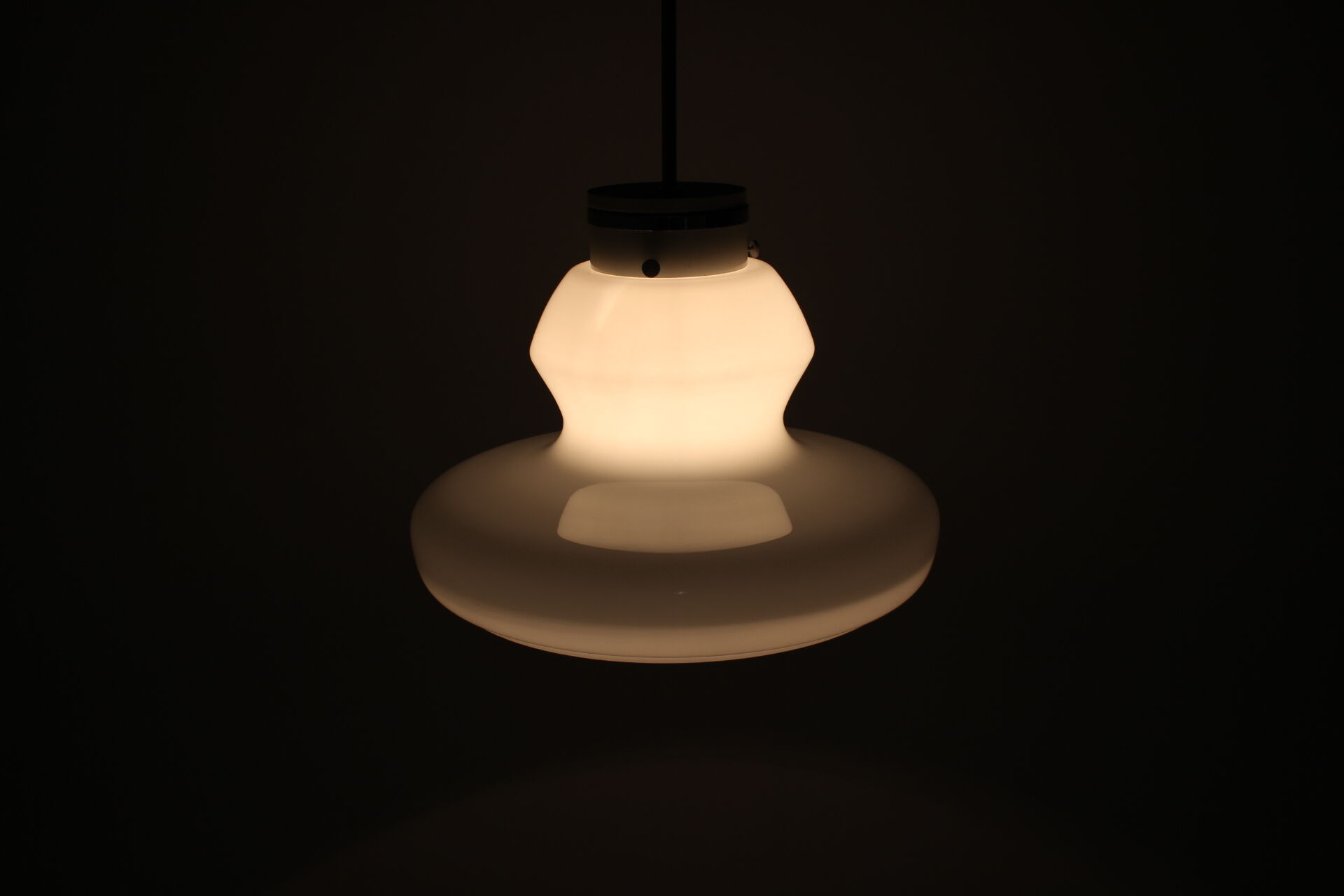 Midcentury Glass Pedant by Napako,1960s