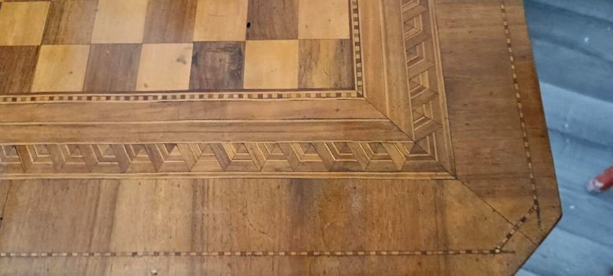 Table en marqueterie, 19th century Italy