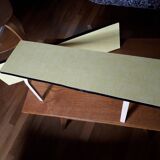 Pair tablets formica yellow vintage