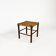 Tabouret en chêne massif et corde, années 1950