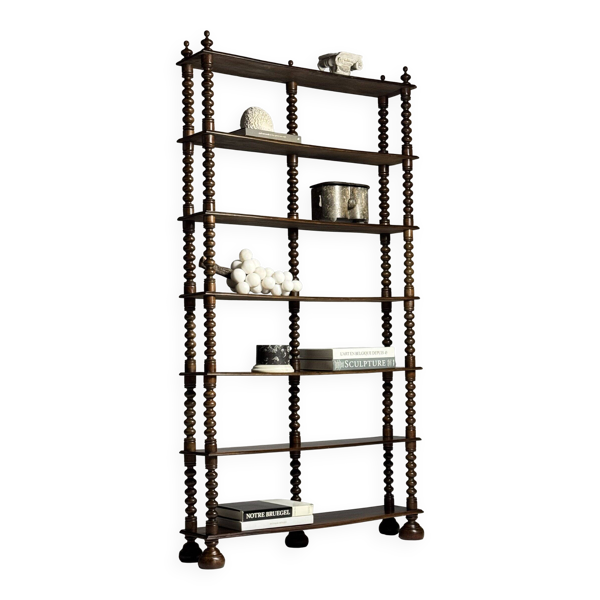 Bibliothèque à bobines / Bibliothèque antique française