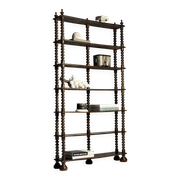 Bobbin bookcase / French antique bookshelf