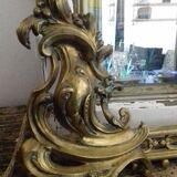 Bronze fireplace bar