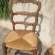 1 lot de 2 chaises rustique