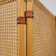 Vintage wicker claustra screen - 1950s