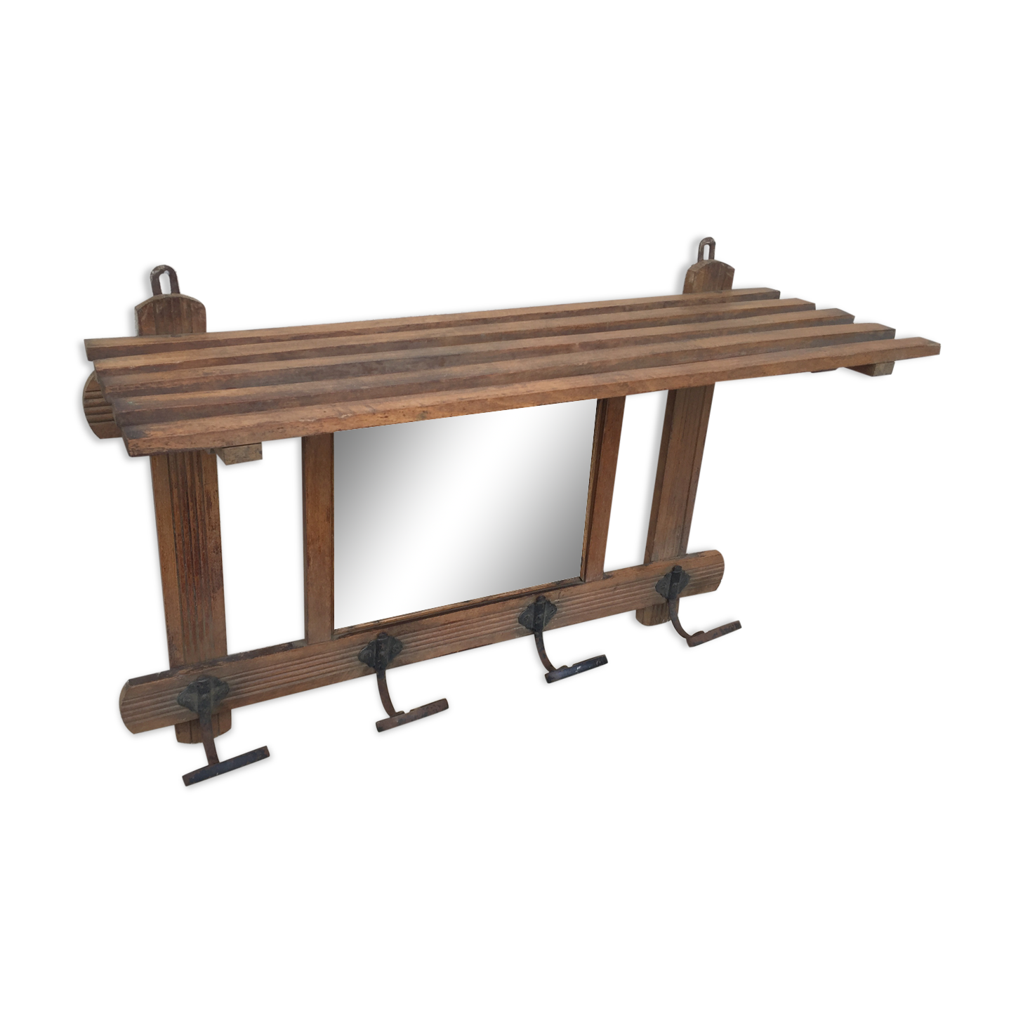 Door wall coats with mirror vintage 1940/1950