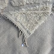White Berber Beni M'rirt wool rug