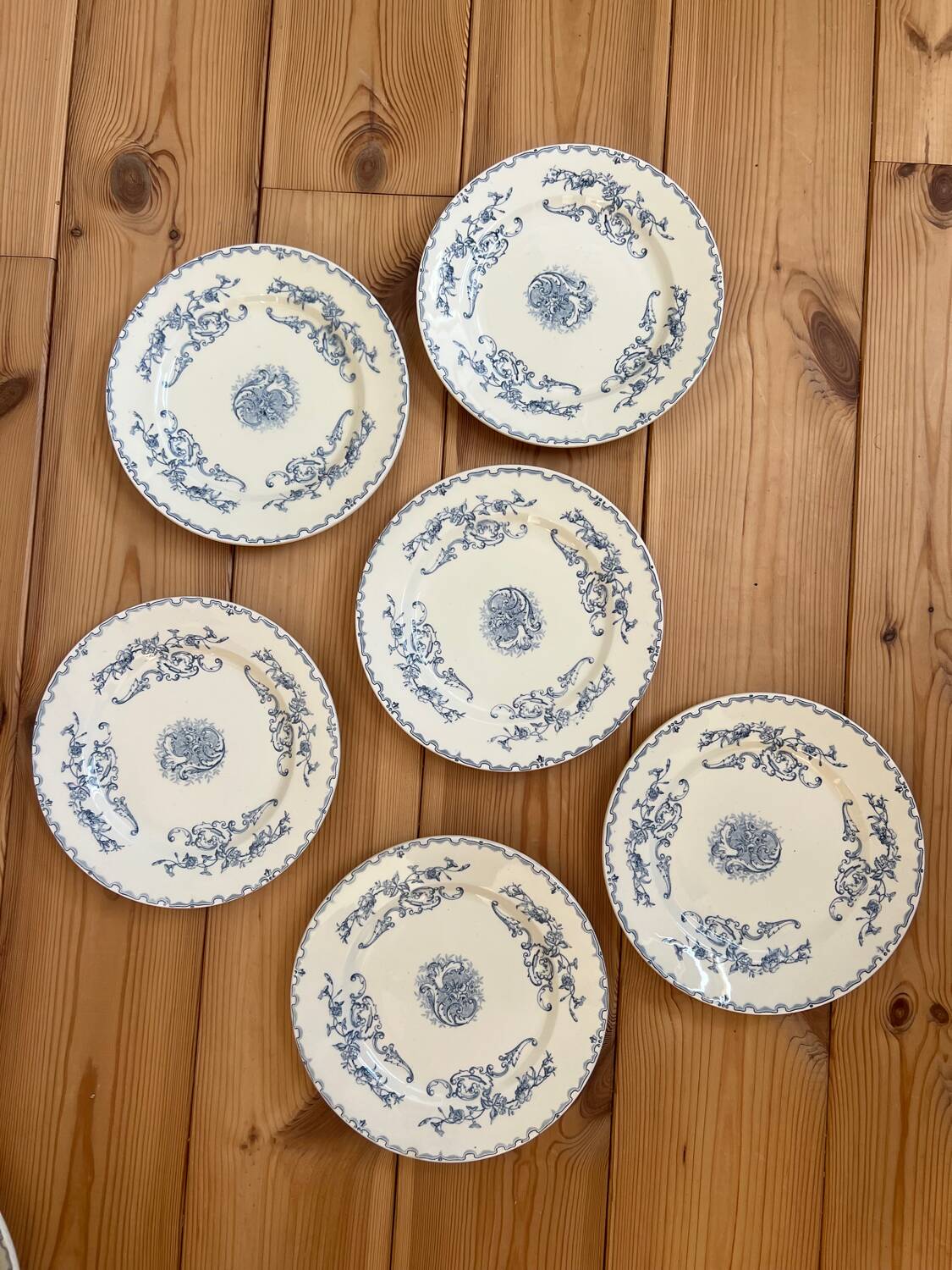 New Moscow model ironstone flat plate.