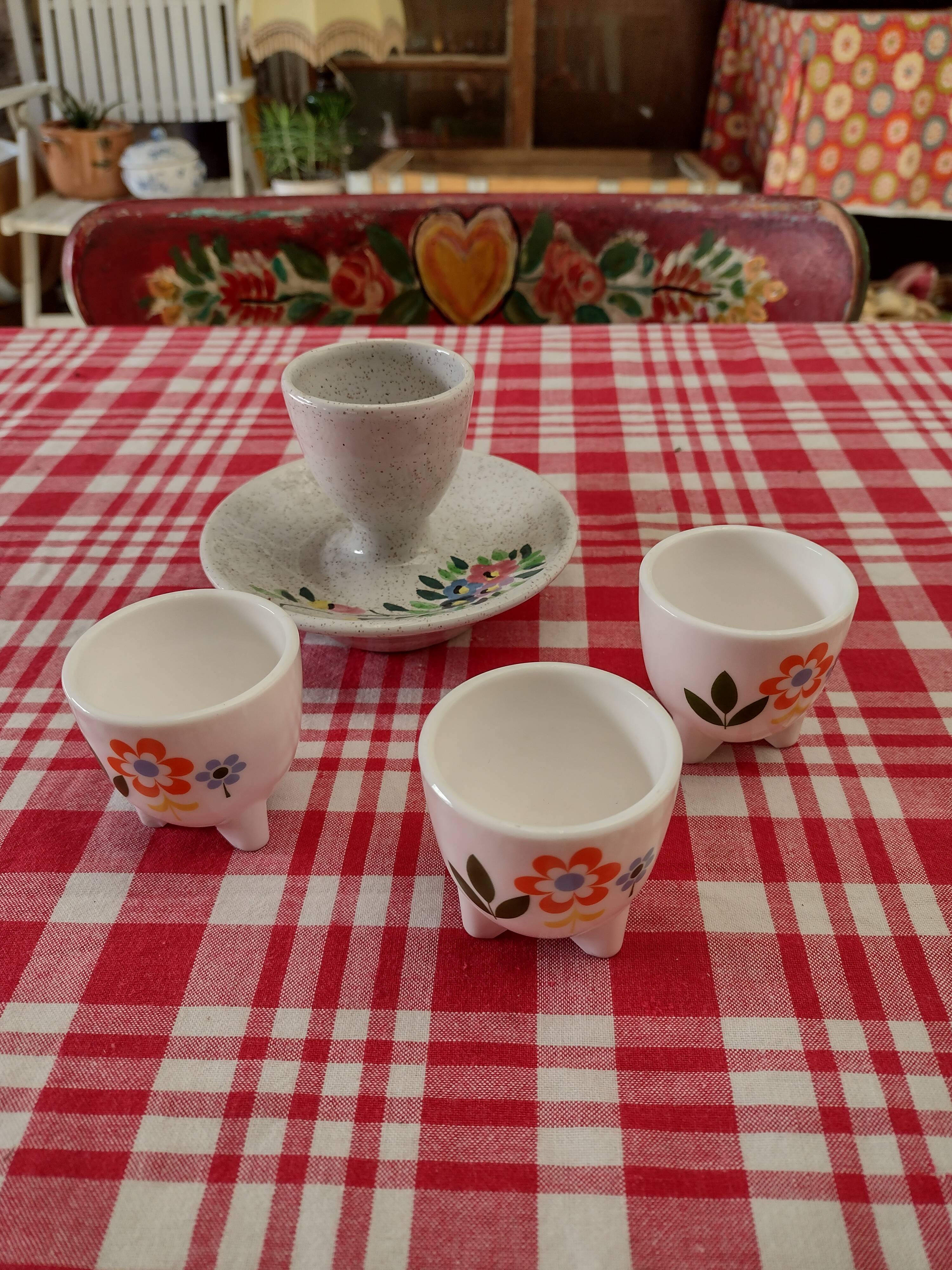 Lot de 4 coquetiers