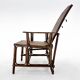 Art Deco French Bamboo & Wicker Chaise Lounge